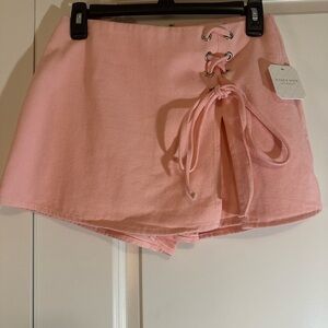 Altar'd State Pink Mini Skirt